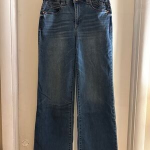 Democracy Ab Solution Dark Blue Wide Leg Jeans